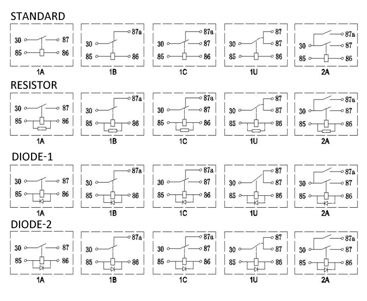 40A Relay wiring diagram