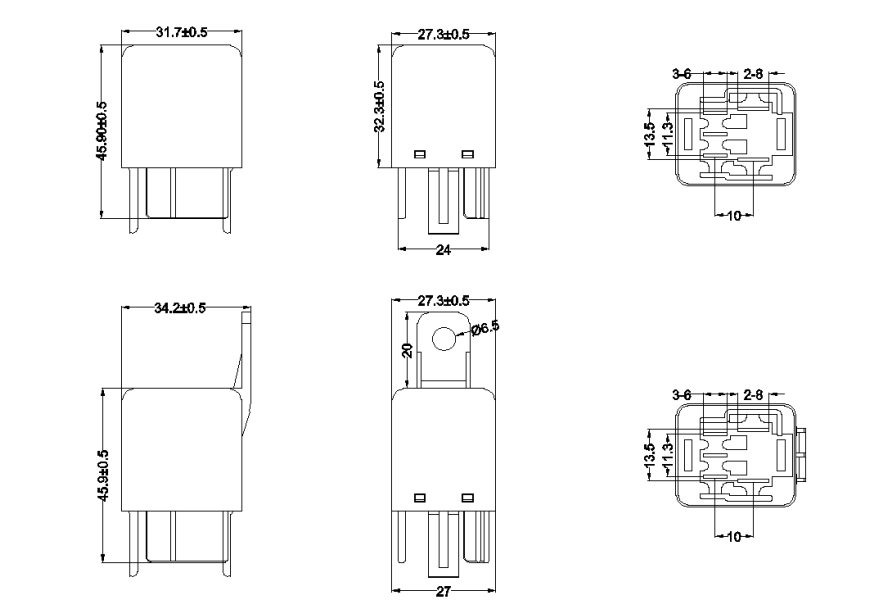 12 volt 4 pin relay