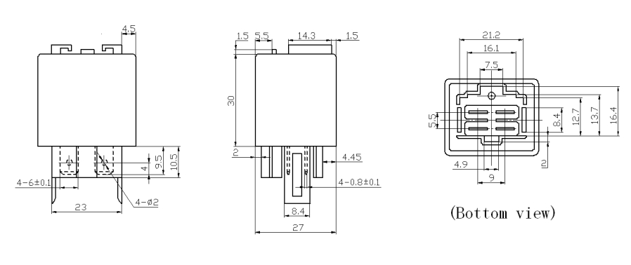 40 amp relay 4 pin