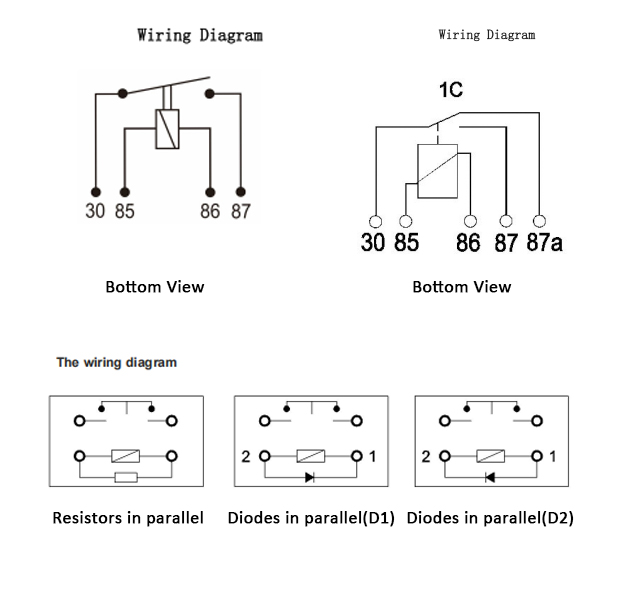 High Current Relay Wiring