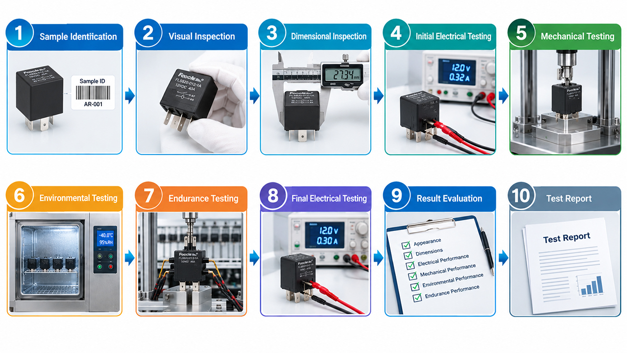 Automotive Relay test Procedures